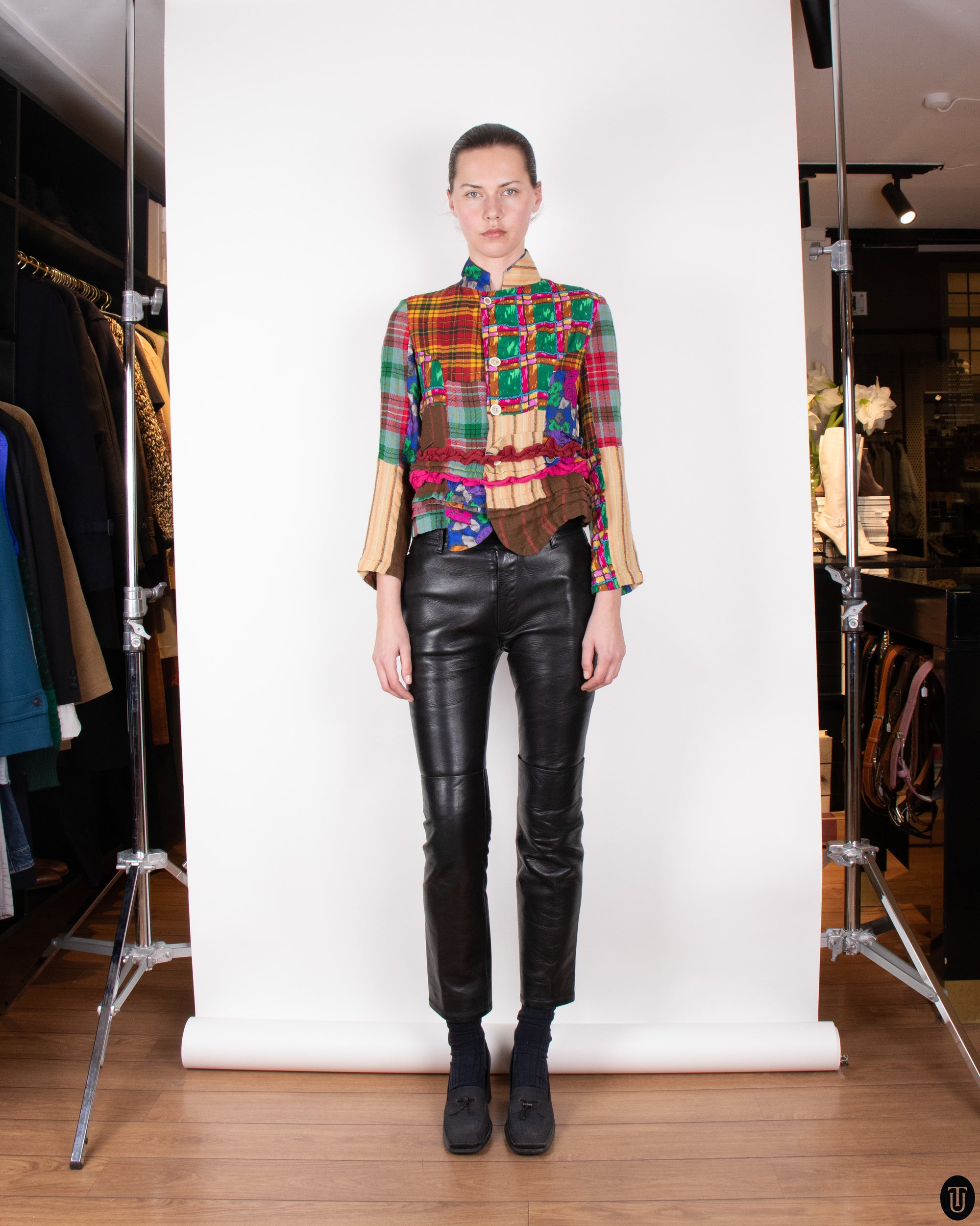 80s Comme Des Garçons Cotton Patchwork Jacket S