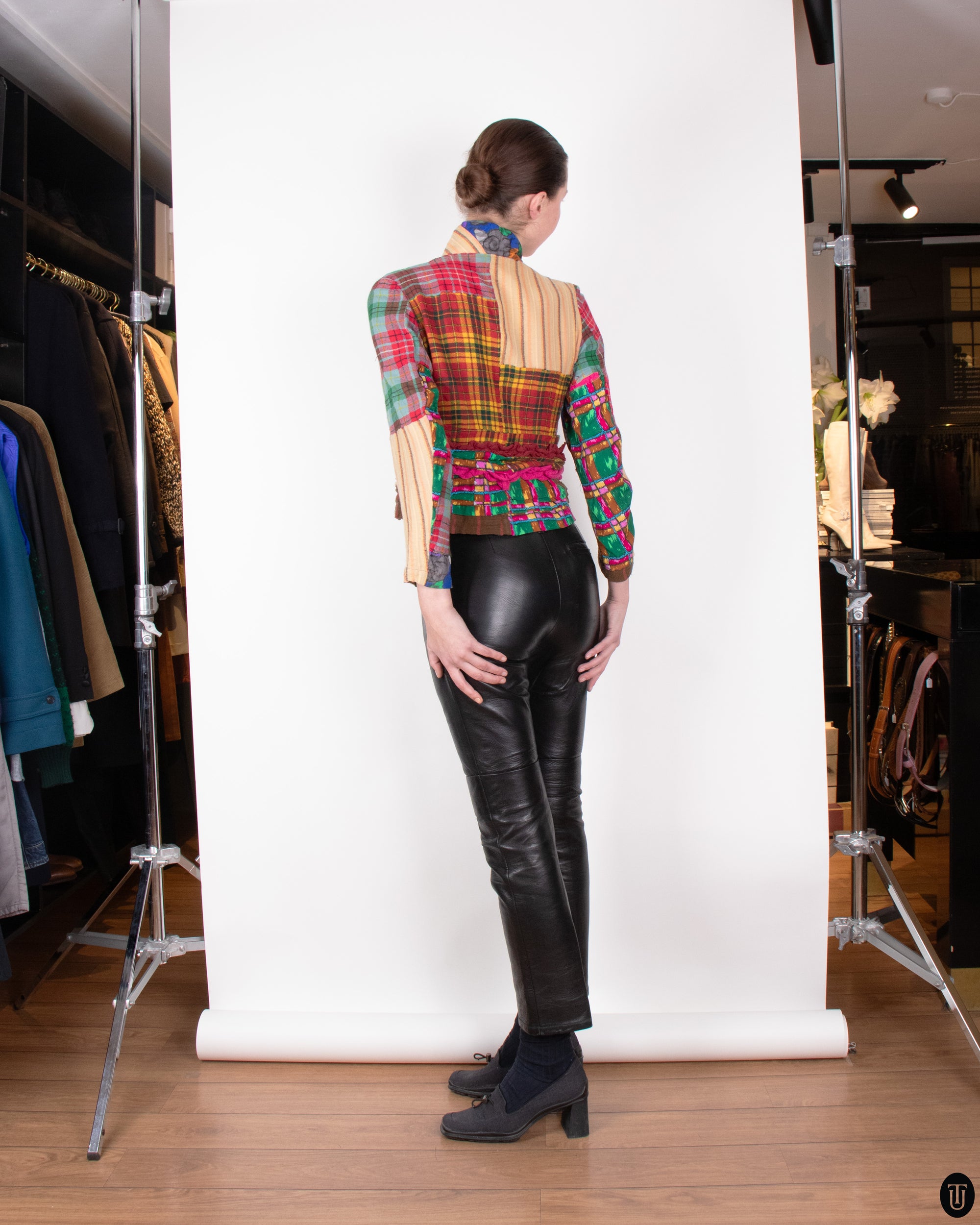 80s Comme Des Garçons Cotton Patchwork Jacket S
