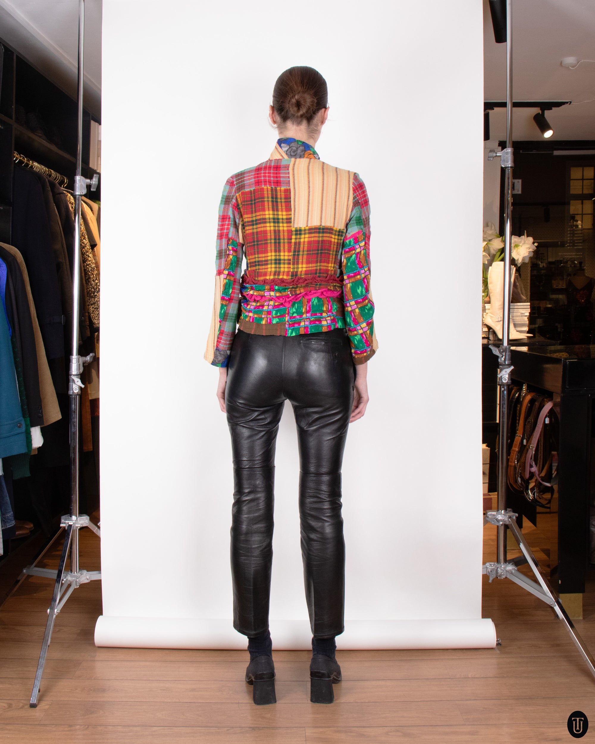 80s Comme Des Garçons Cotton Patchwork Jacket S
