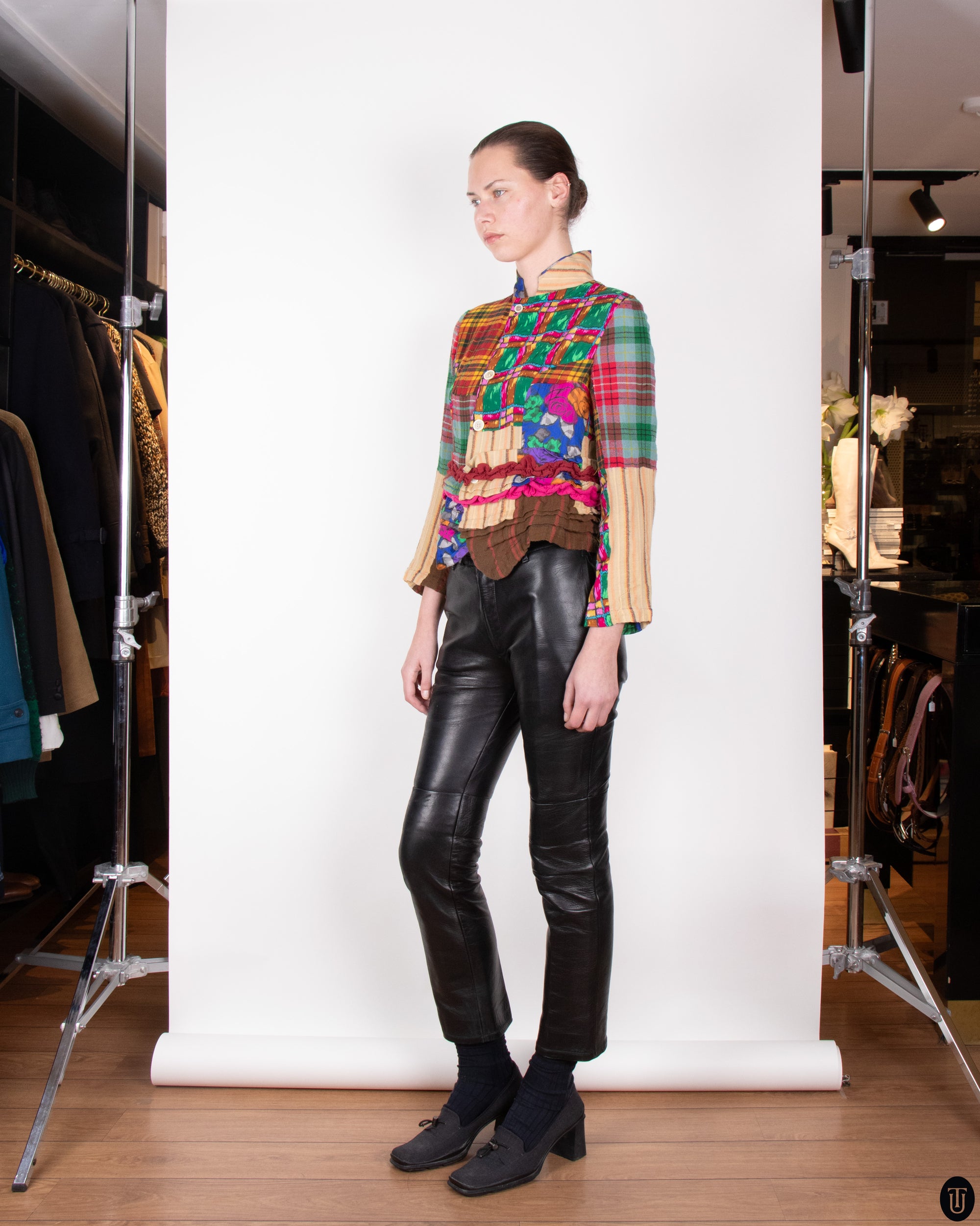 80s Comme Des Garçons Cotton Patchwork Jacket S