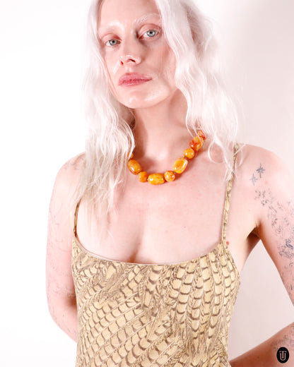 90's Roberto Cavalli Classic Maxi Tank Dress S