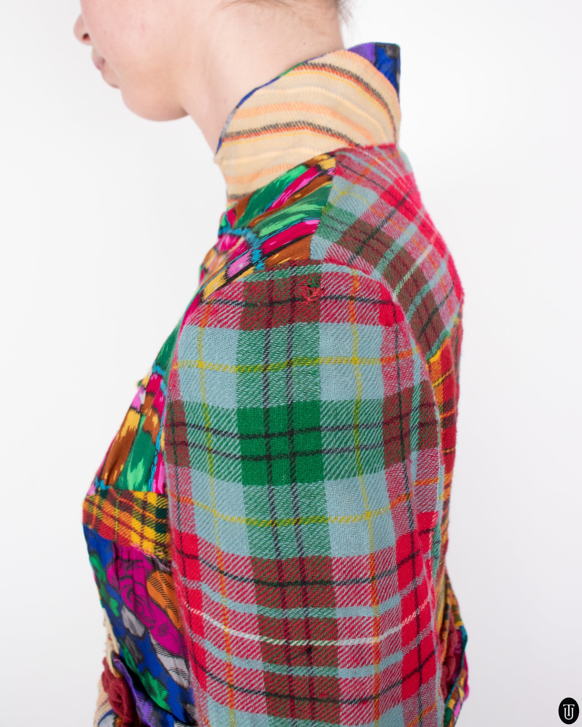 80s Comme Des Garçons Cotton Patchwork Jacket S
