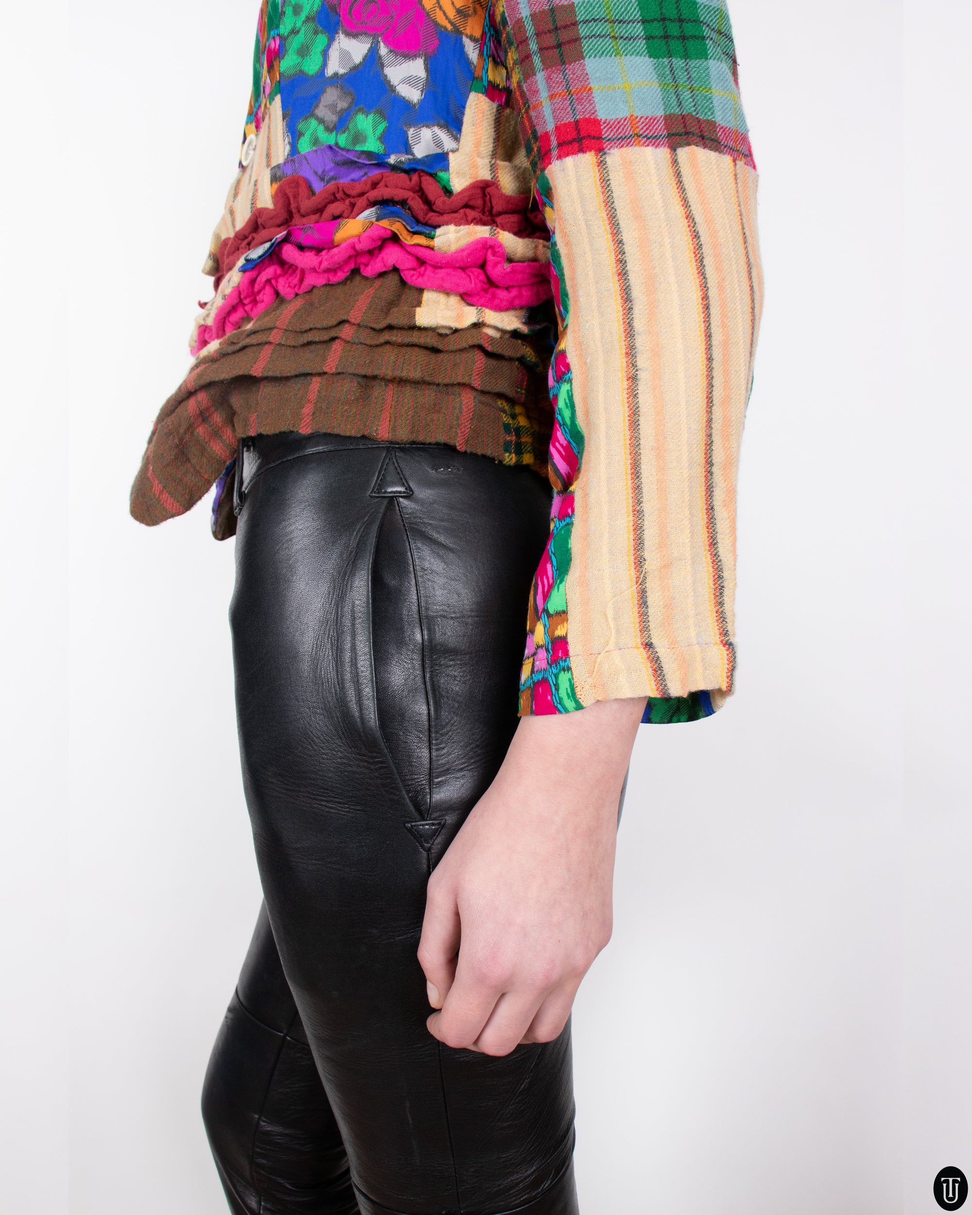80s Comme Des Garçons Cotton Patchwork Jacket S
