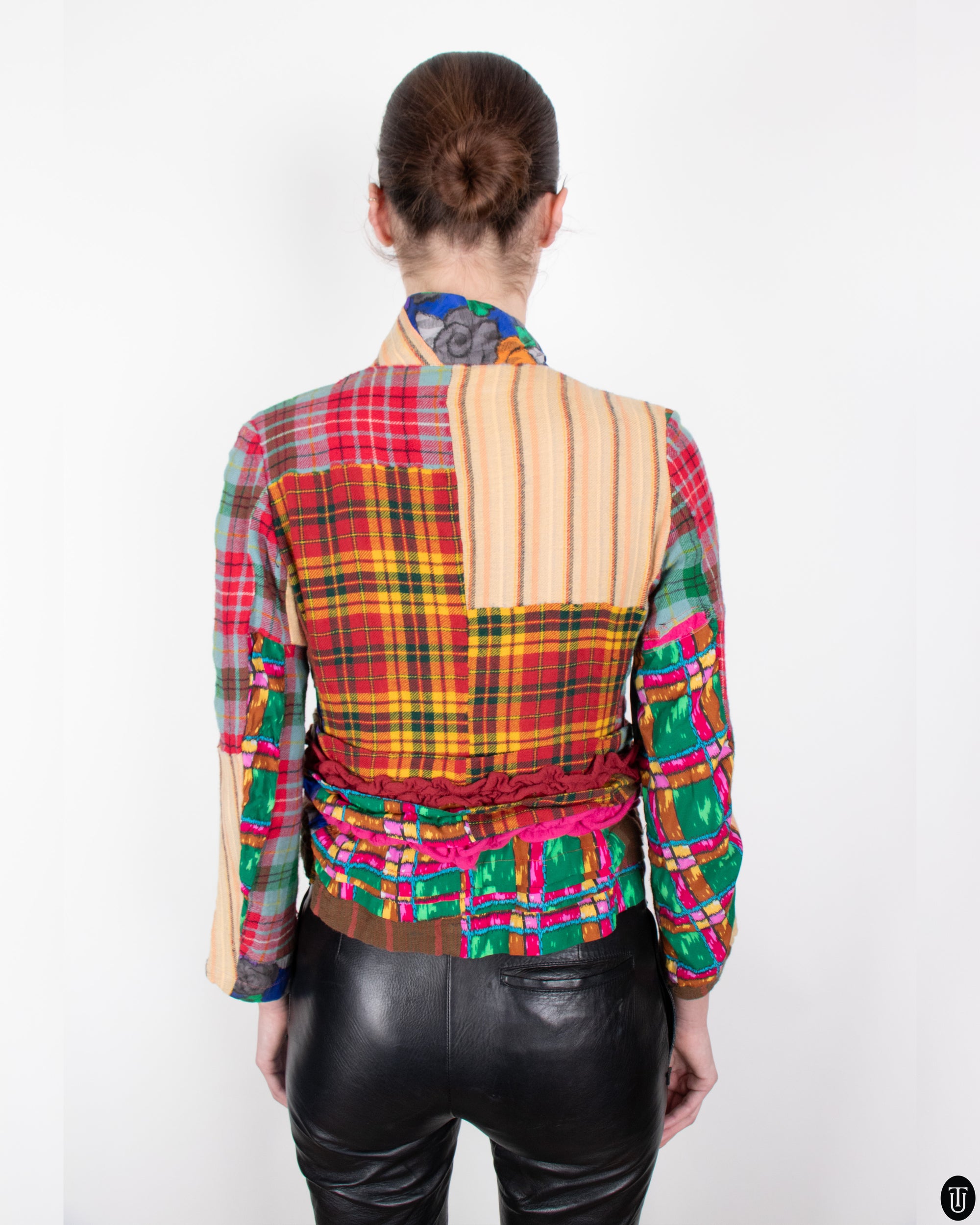 80s Comme Des Garçons Cotton Patchwork Jacket S