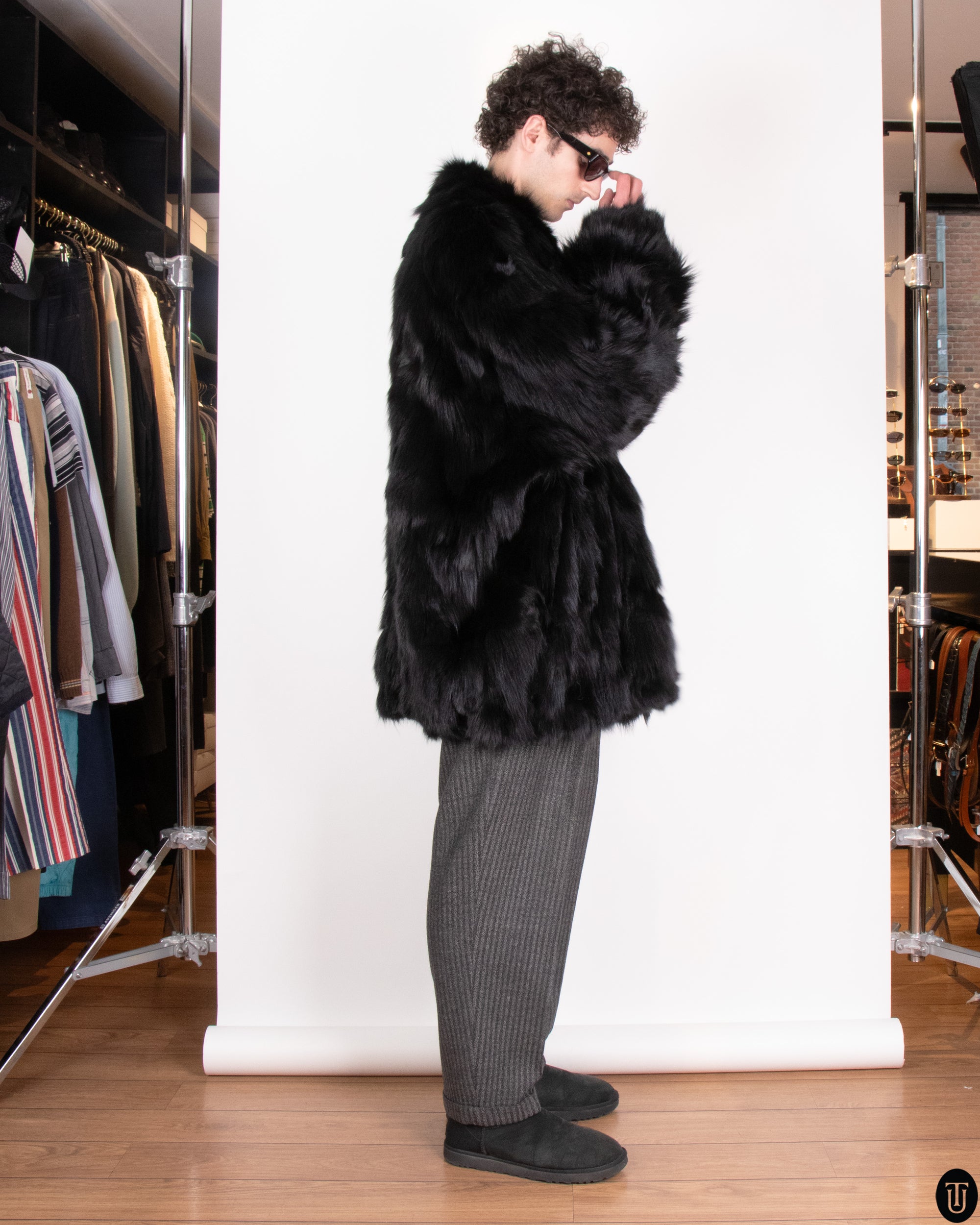 00's Bergama Fox Coat XL