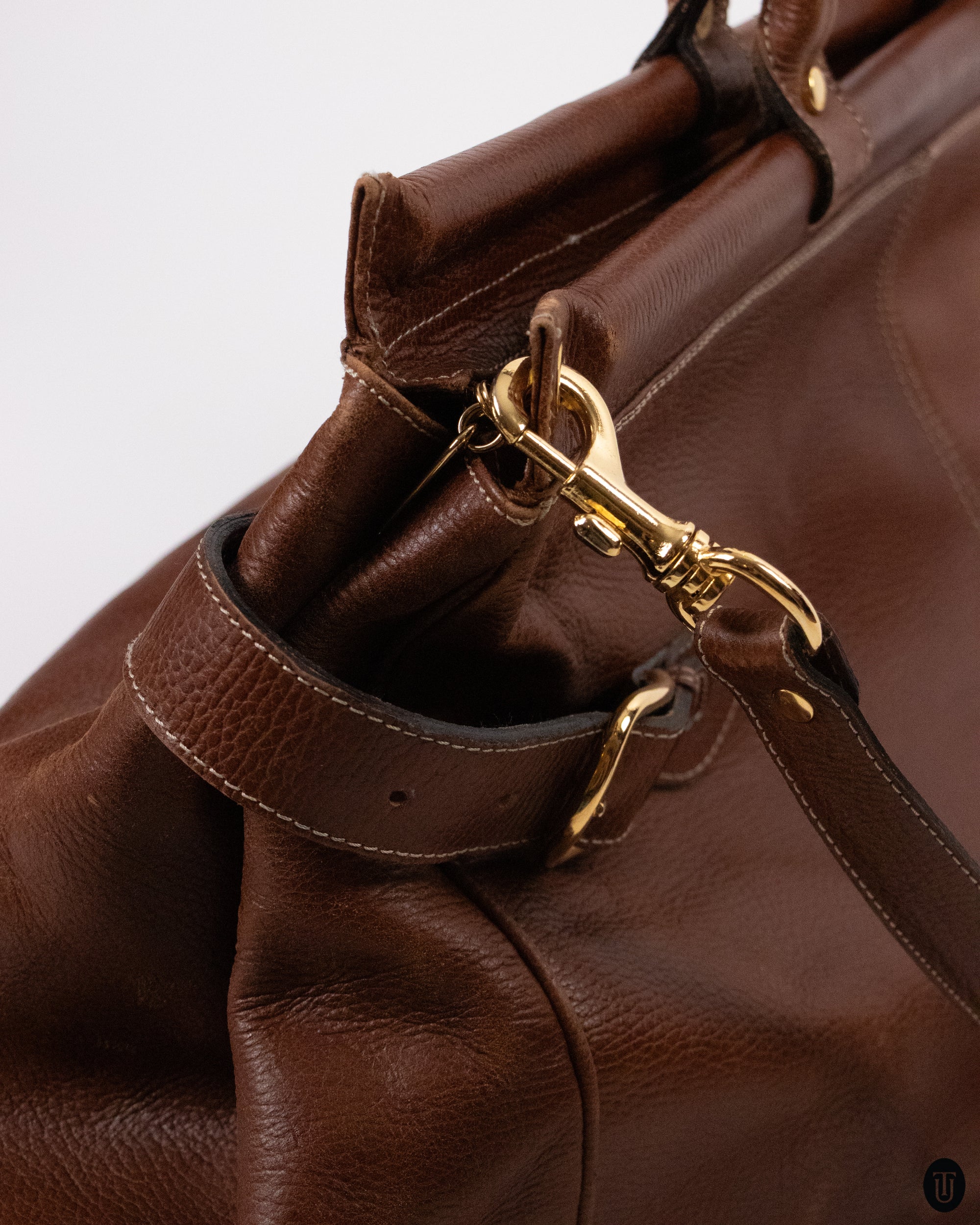 70's Bol Perdix Leather Weekend Bag