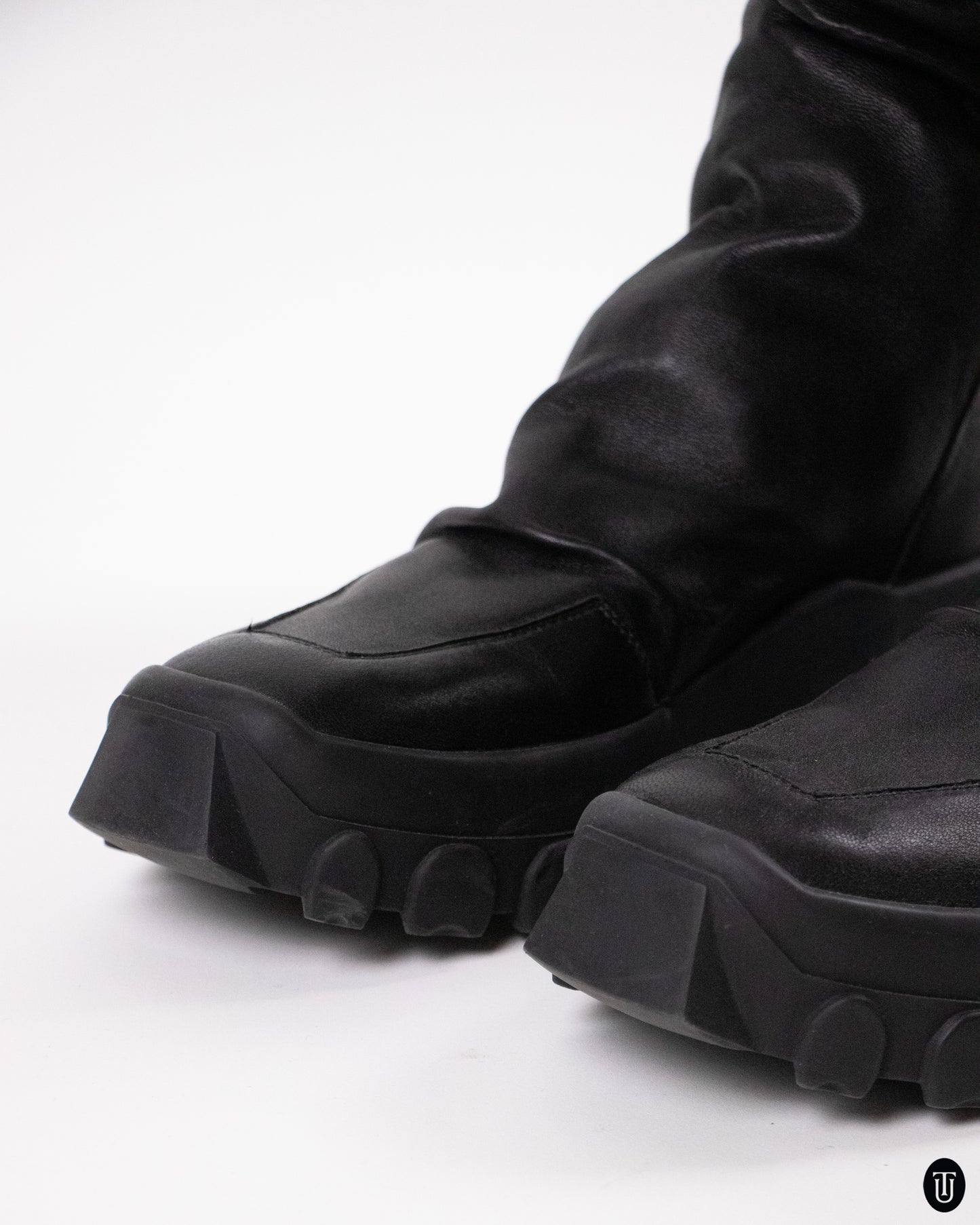 00's Rick Owens Leather Boots 41