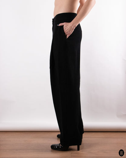 00's Armani Wool-blend Trousers M