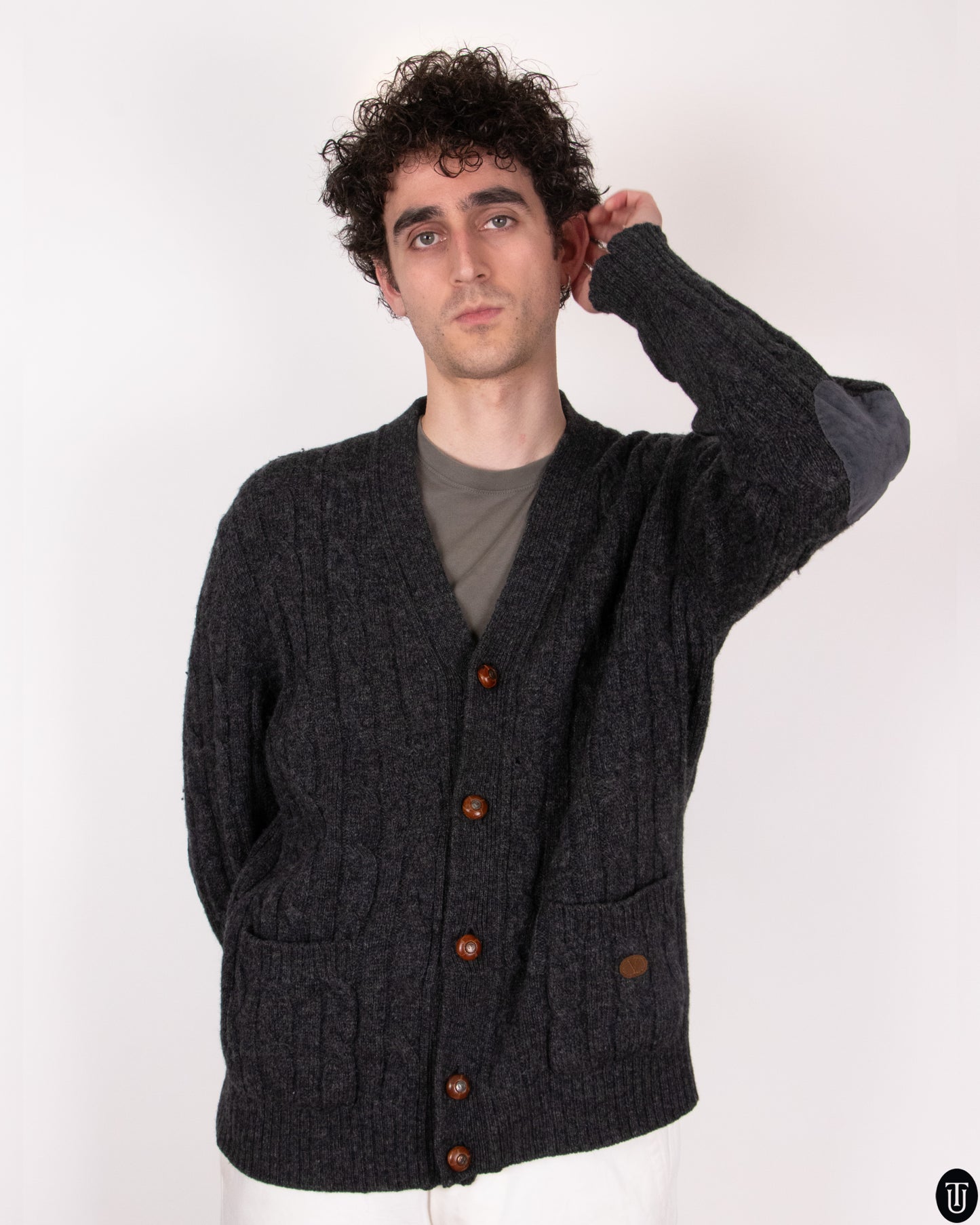 90's Valentino Wool Cardigan M