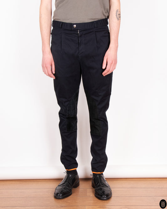 00's Hermès Navy Riding Trousers XL