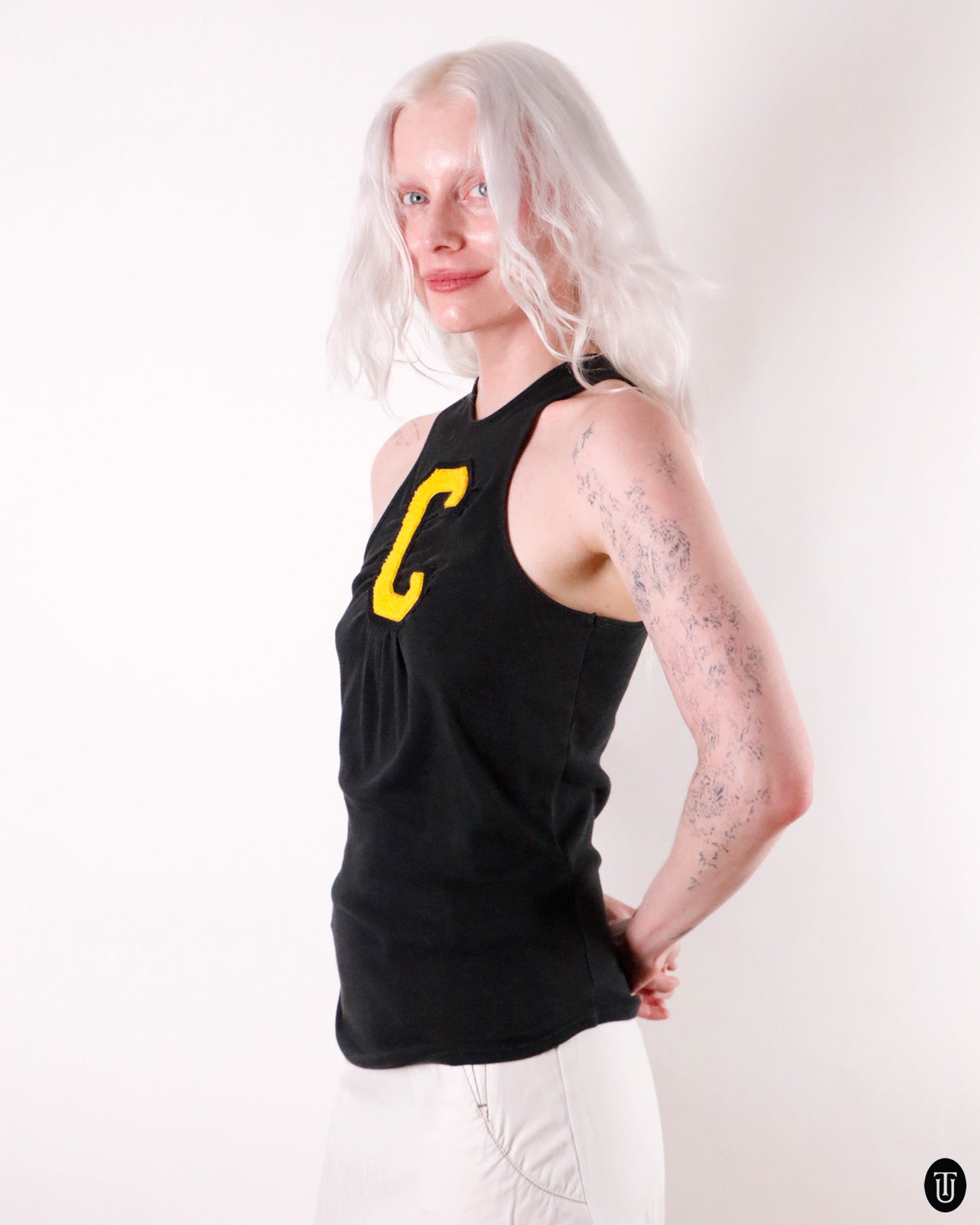 FW01 Chloe Varsity Tank Top S