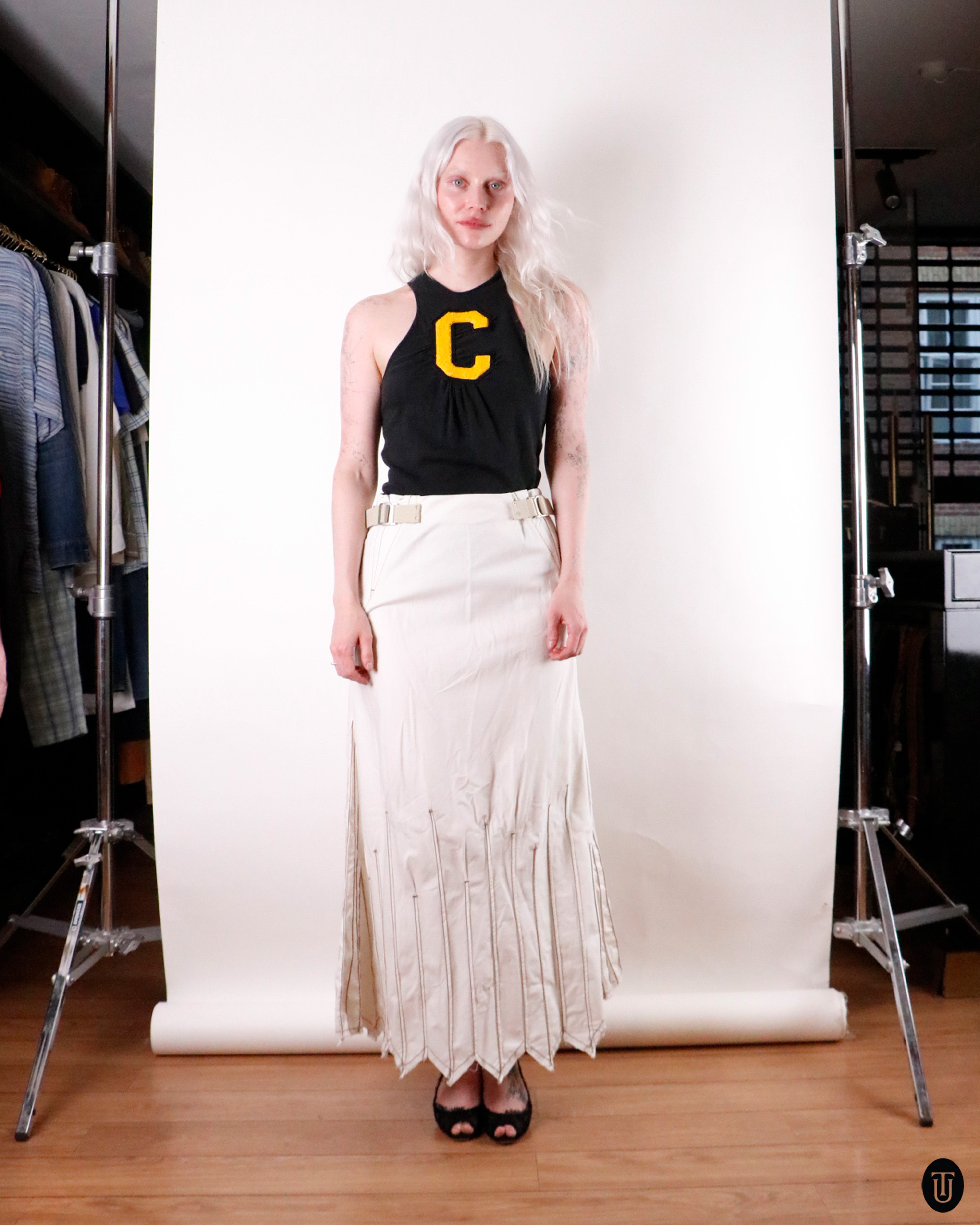 00's Marithé + François Girbaud Cotton Maxi Skirt S – Time's Up