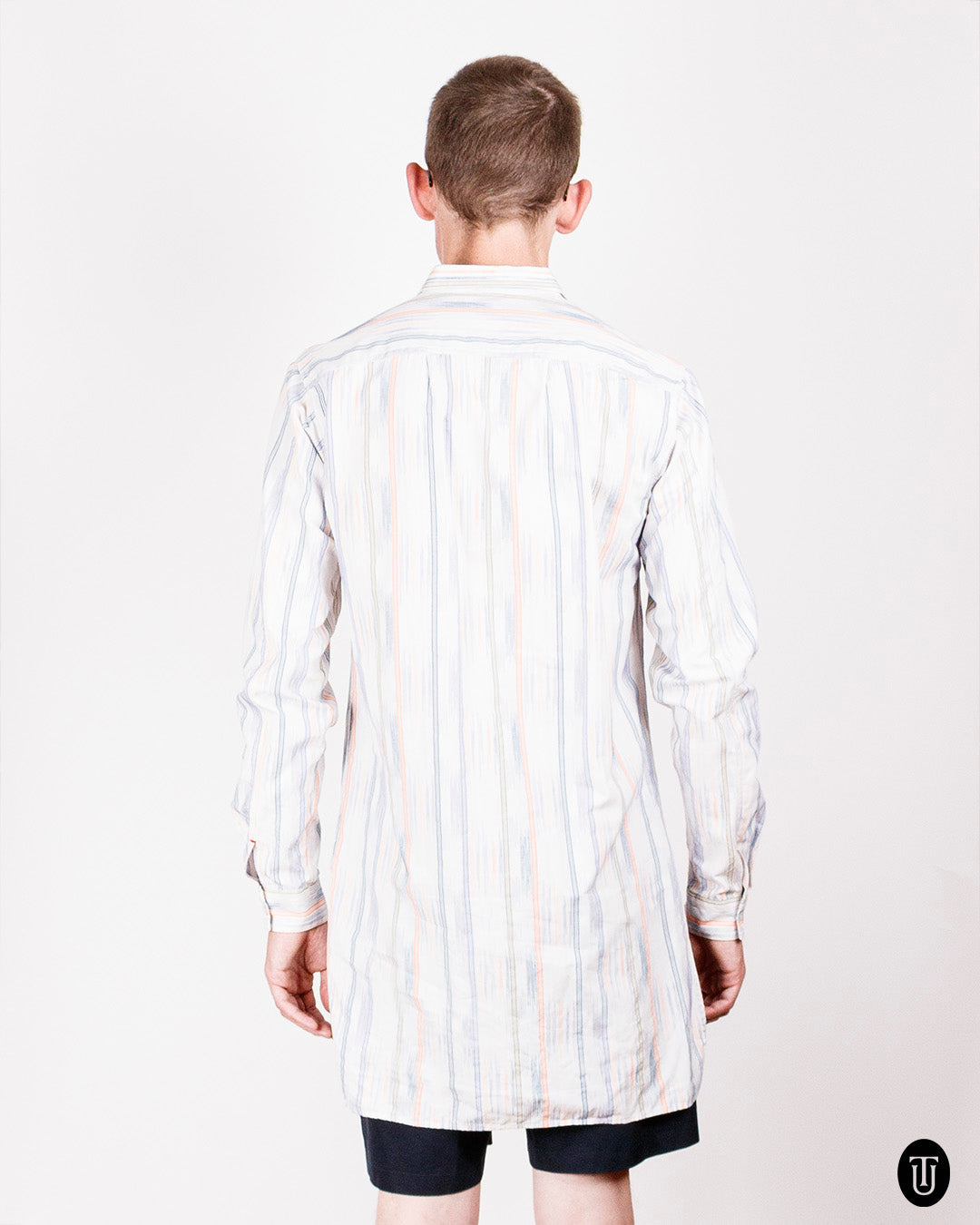 2000s Missoni striped cotton pullover shirt S