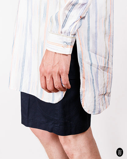 00's Missoni Striped Cotton Pullover Shirt S