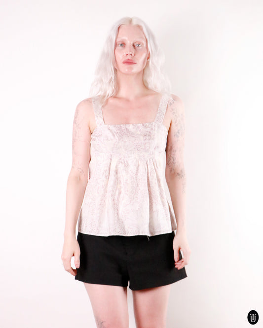 00's Chloé "See By Chloé" Silk Babydoll Tank Top M