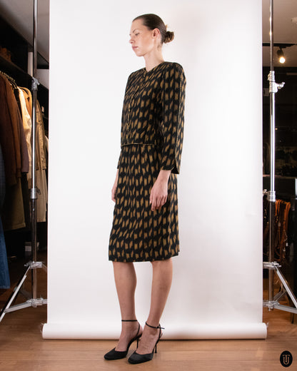 80's Emanuel Ungaro Two-piece Silk Set S