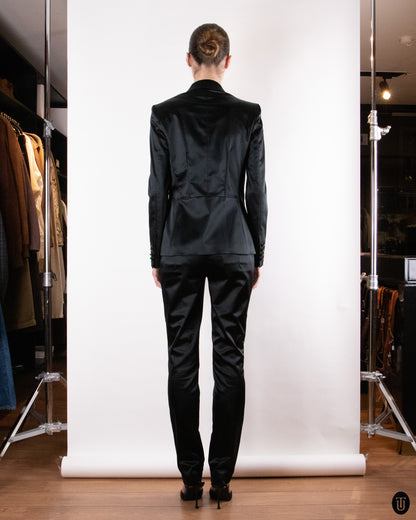 00's Galliano Black Two-piece Set M