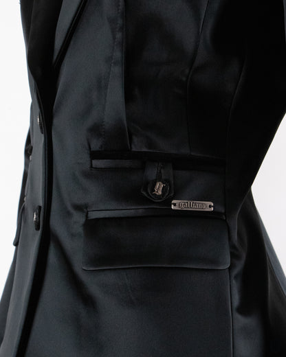 00's Galliano Black Two-piece Set M