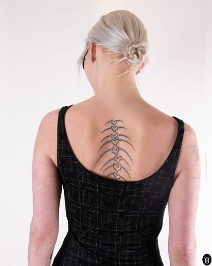 90's Jean Paul Gaultier Slinky Black Dress S