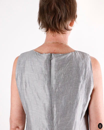 1990's Max Mara Linen Dress M