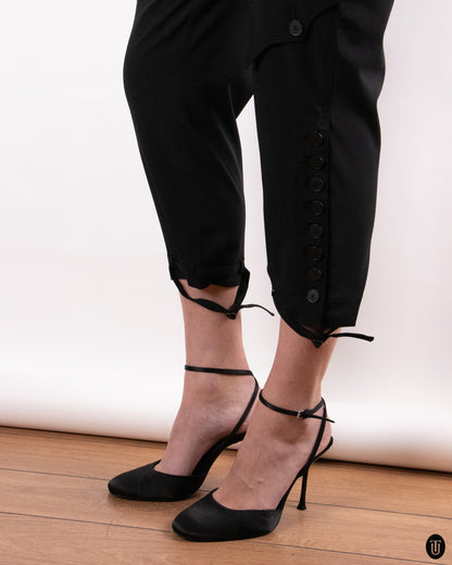 00's Jean Paul Gaultier Low-waisted Wool-blend Trousers L
