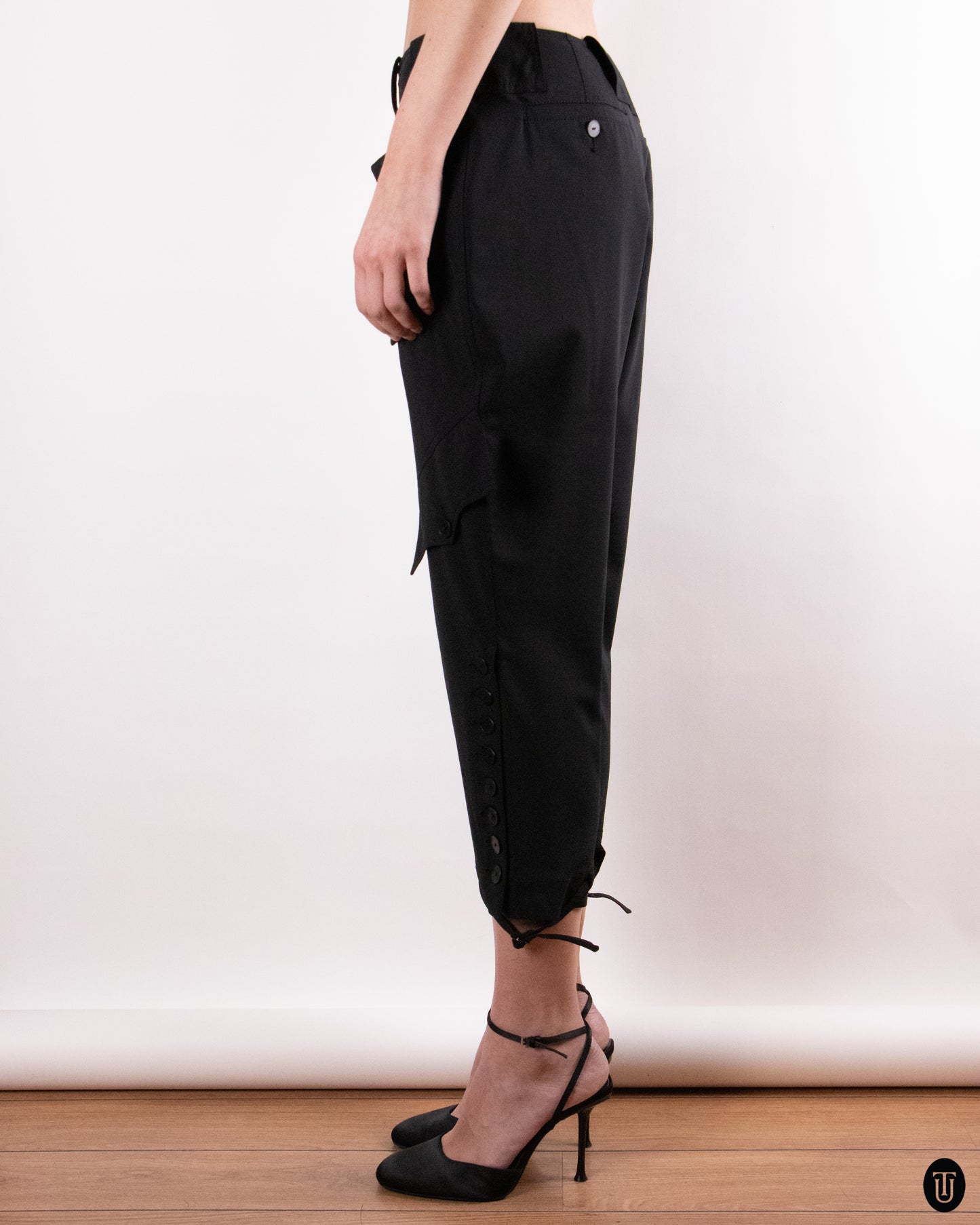 00's Jean Paul Gaultier Low-waisted Wool-blend Trousers L