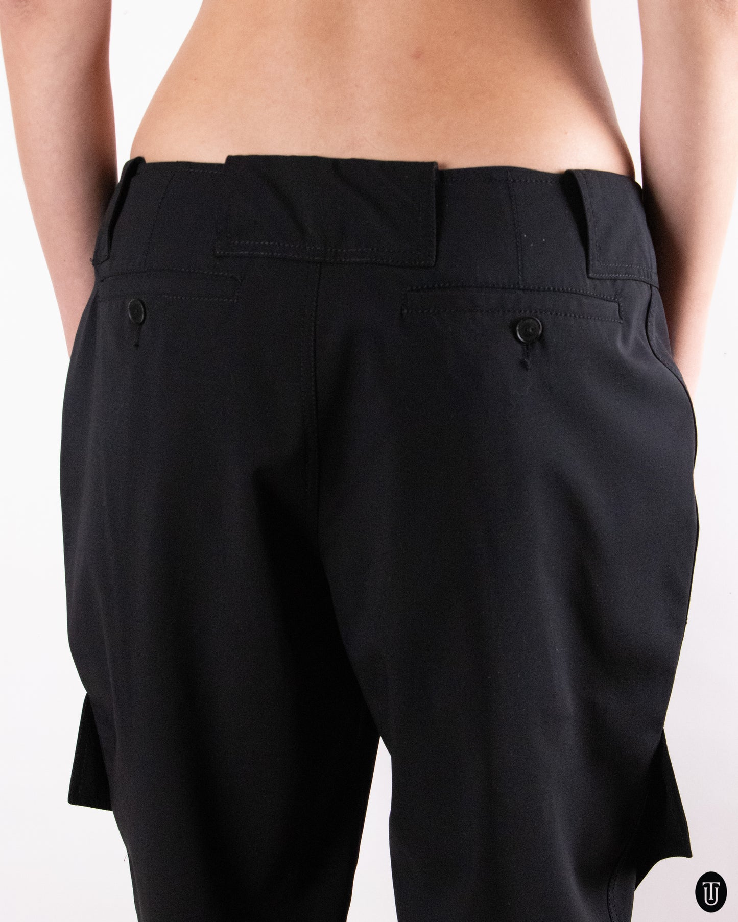 00's Jean Paul Gaultier Low-waisted Wool-blend Trousers L