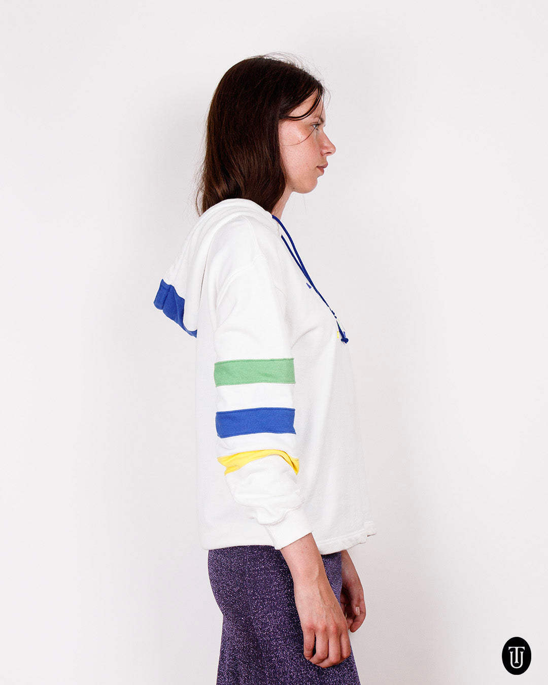 1990s Missoni Sport White Hoodie M