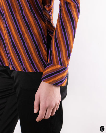 90's Romeo Gigli Striped Shirt M