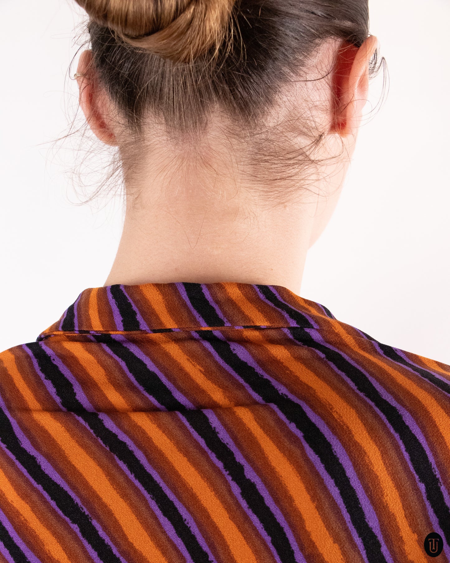 90's Romeo Gigli Striped Shirt M