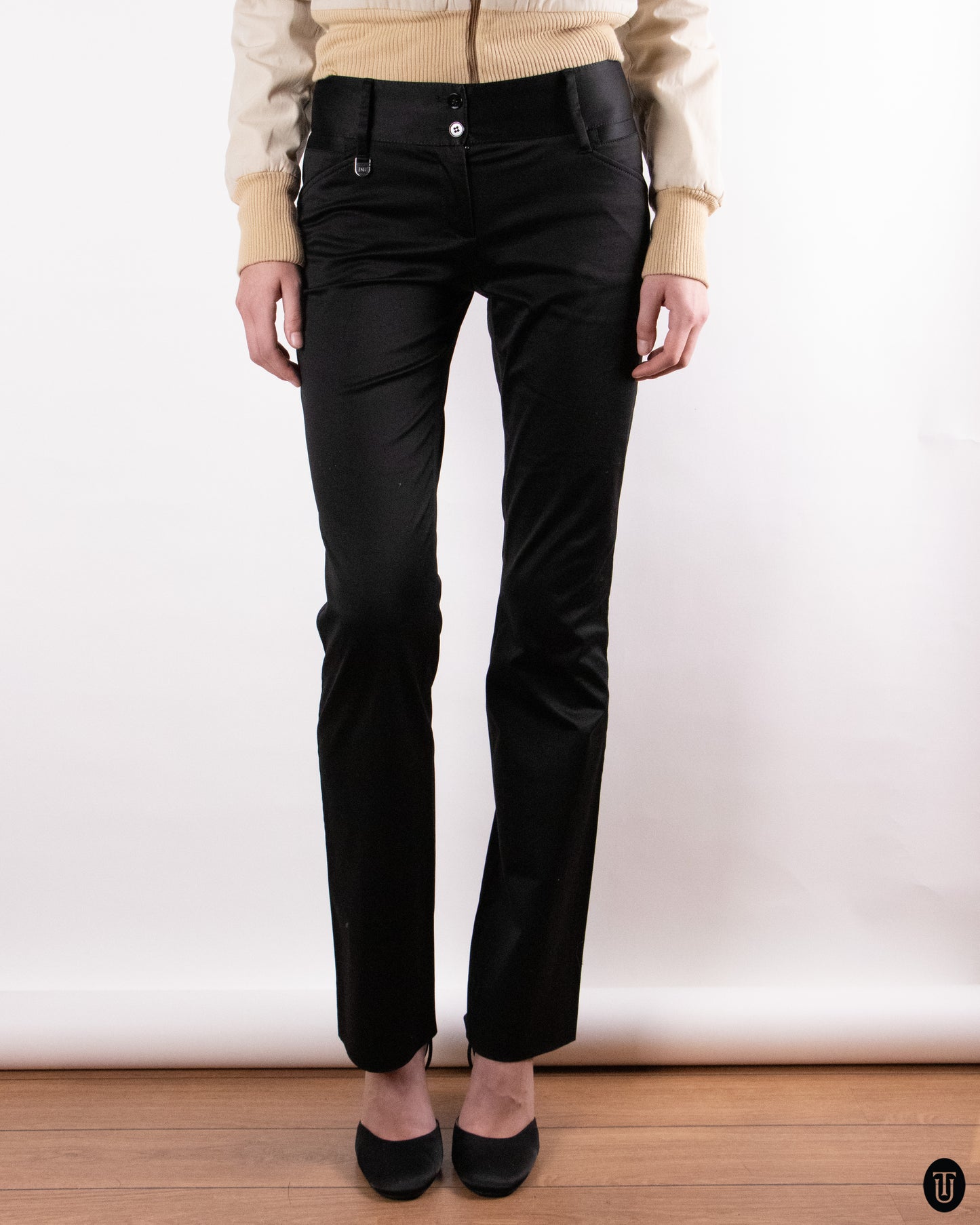 00's Dolce & Gabbana Main Line Cotton-blend Trousers S