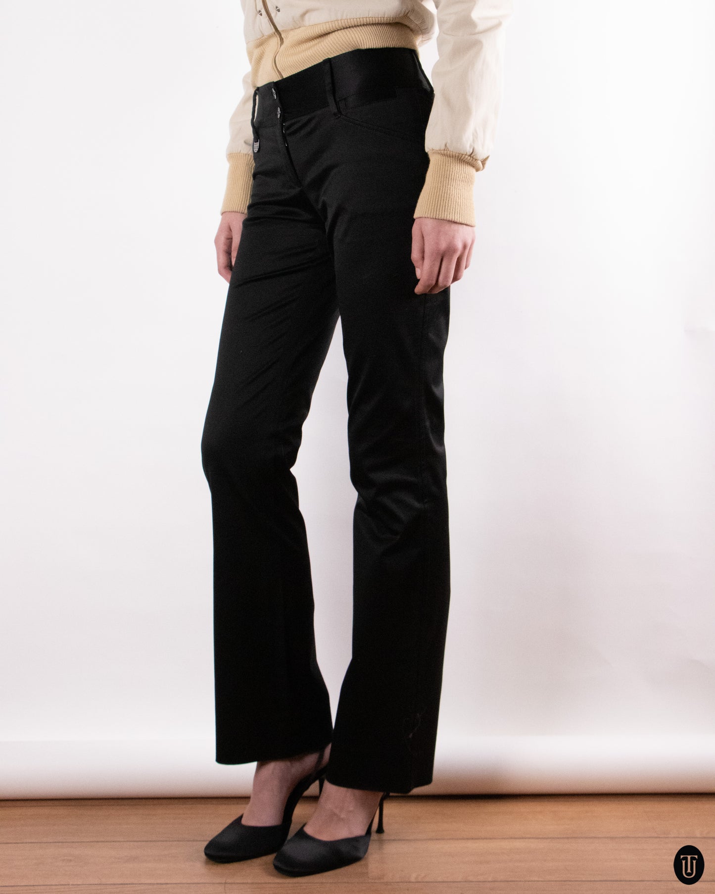 00's Dolce & Gabbana Main Line Cotton-blend Trousers S