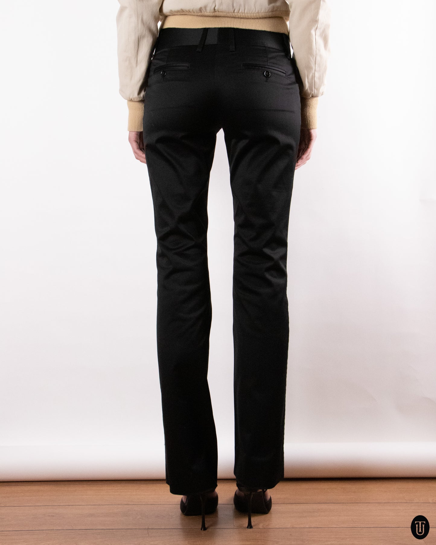 00's Dolce & Gabbana Main Line Cotton-blend Trousers S