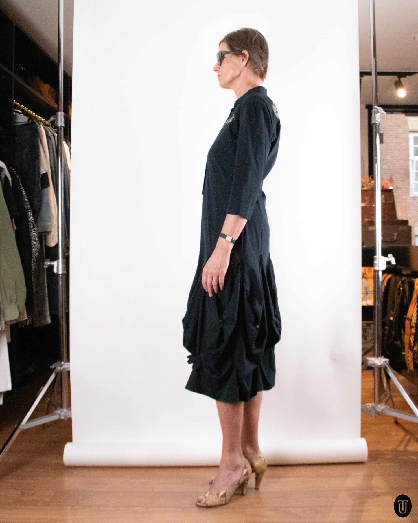 00's Marithé + François Girbaud Western Style Dress S