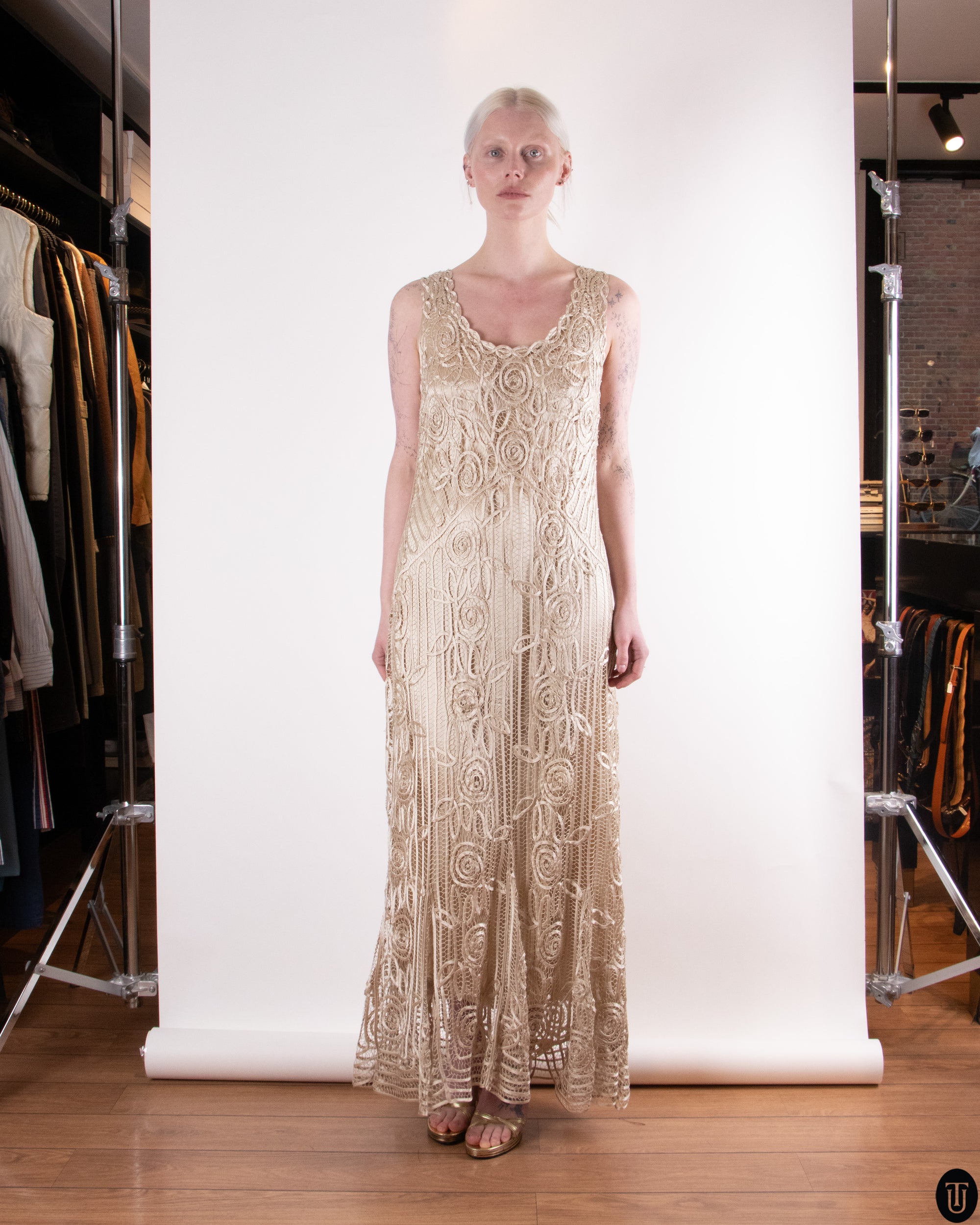 00's Soulmates Silk Dress M