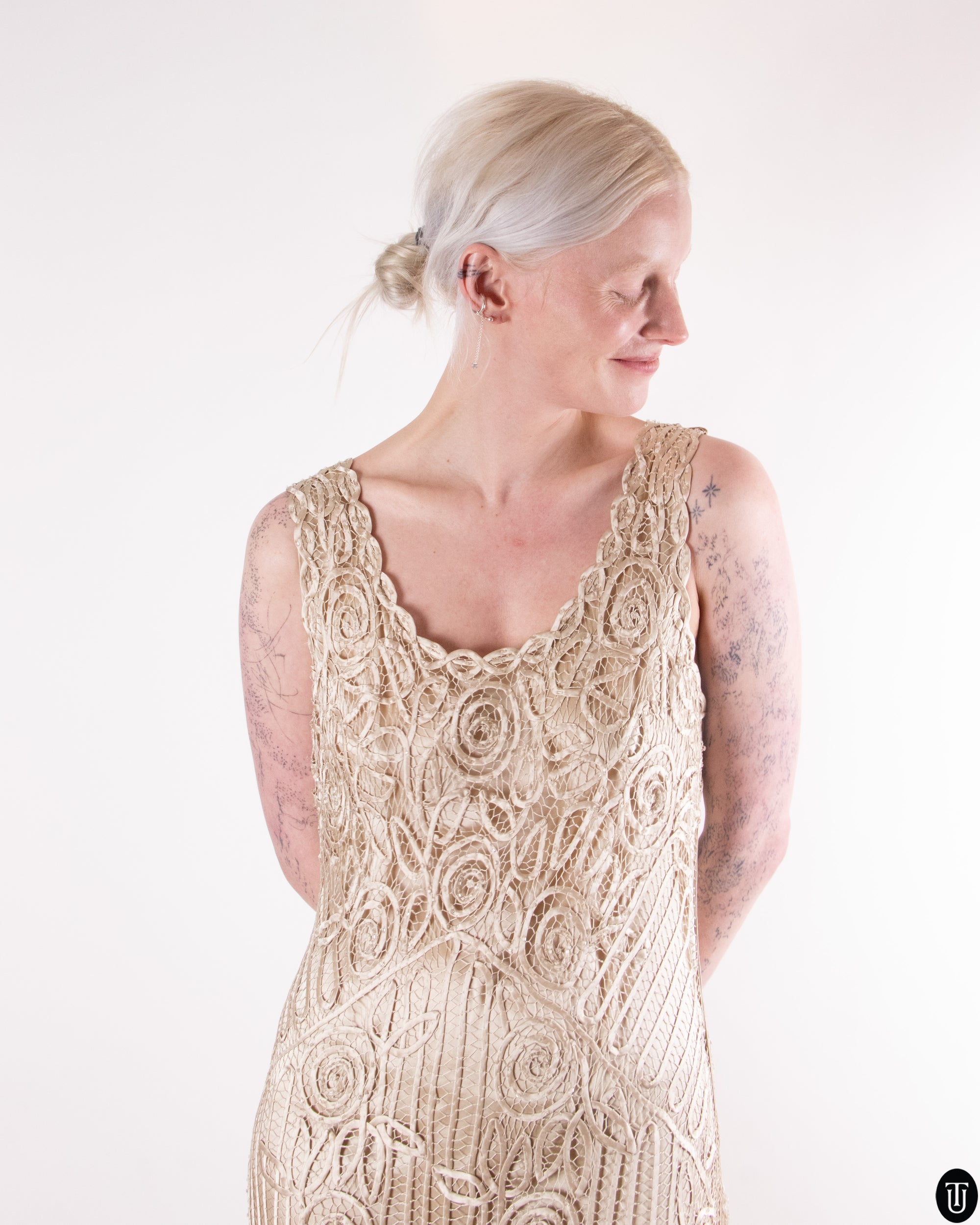 00's Soulmates Silk Dress M