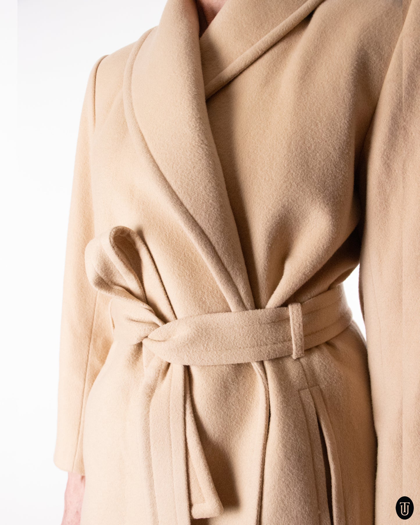 70's Yves Saint Laurent Cashmere & Wool Coat M