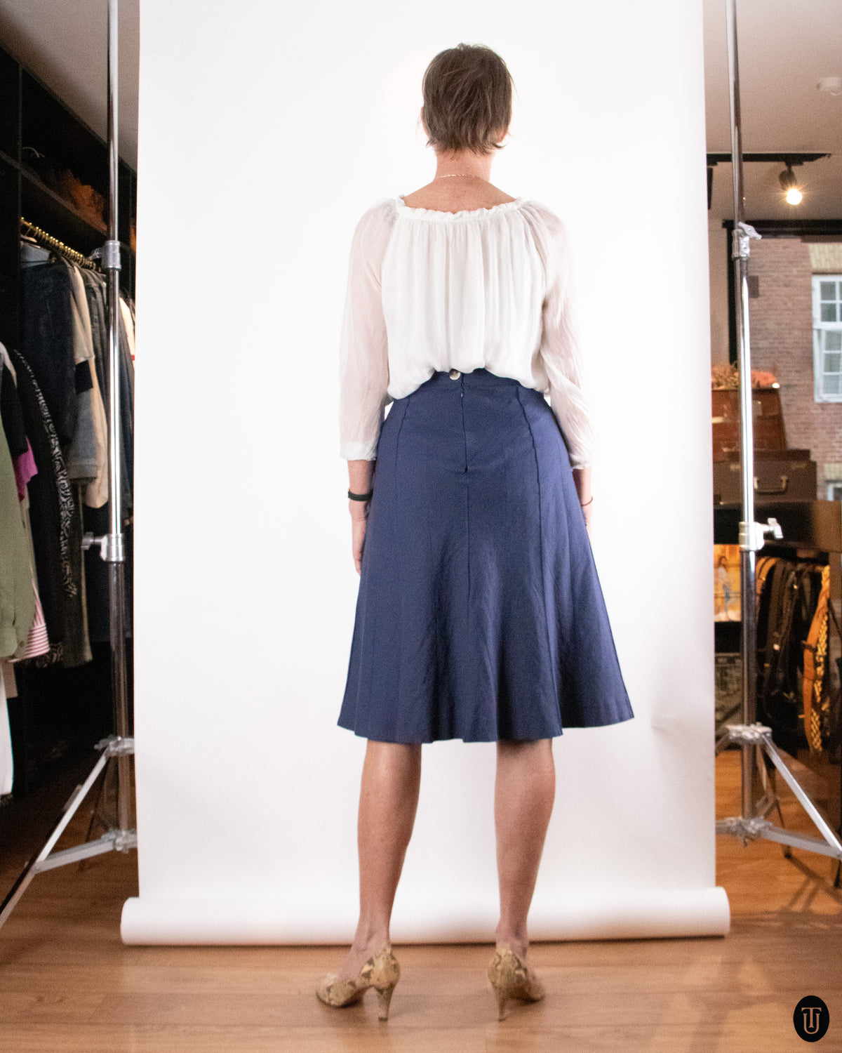90's Vivienne Westwood "Red Label" Pleated Skirt M