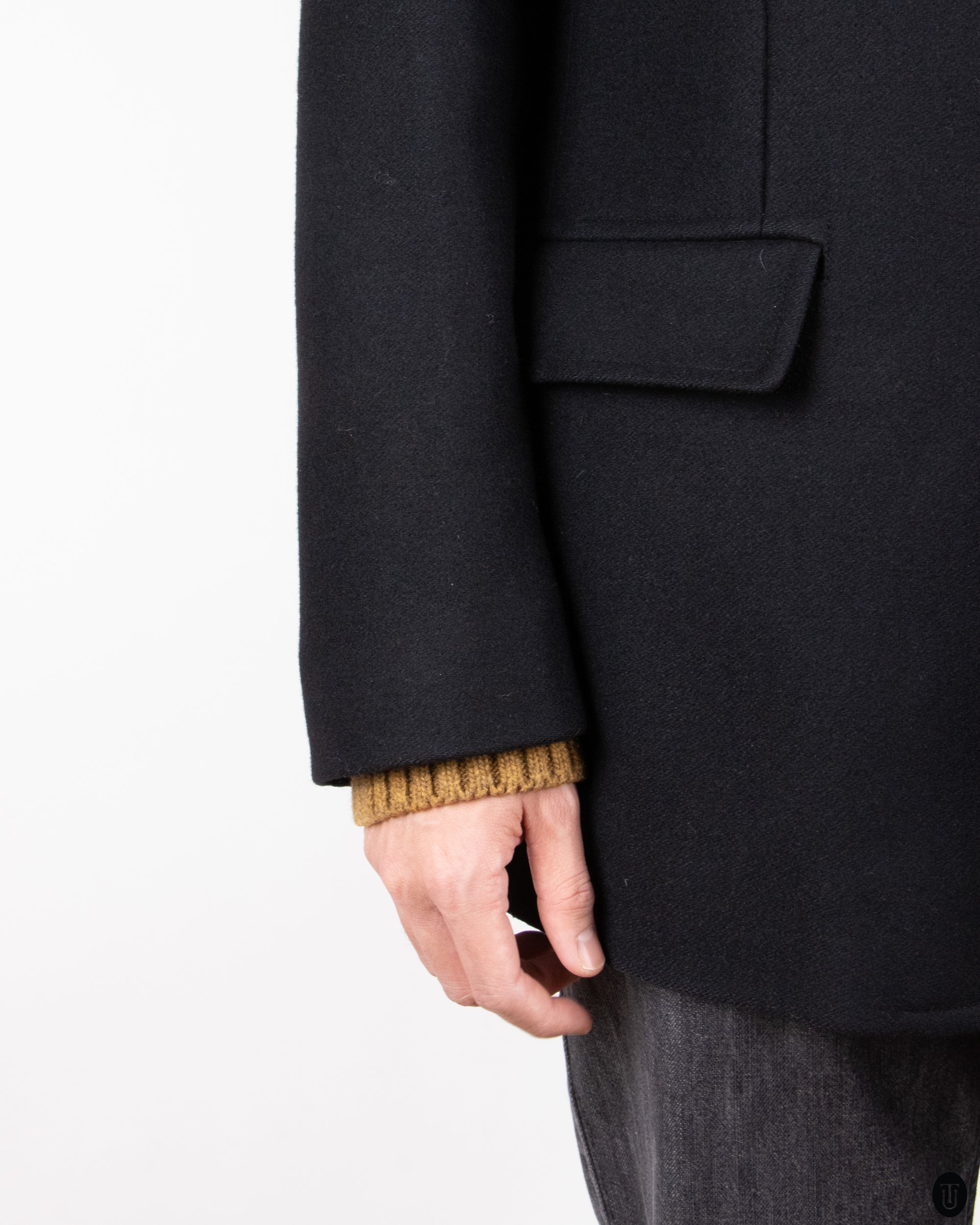 00s Burberry Wool Coat XL