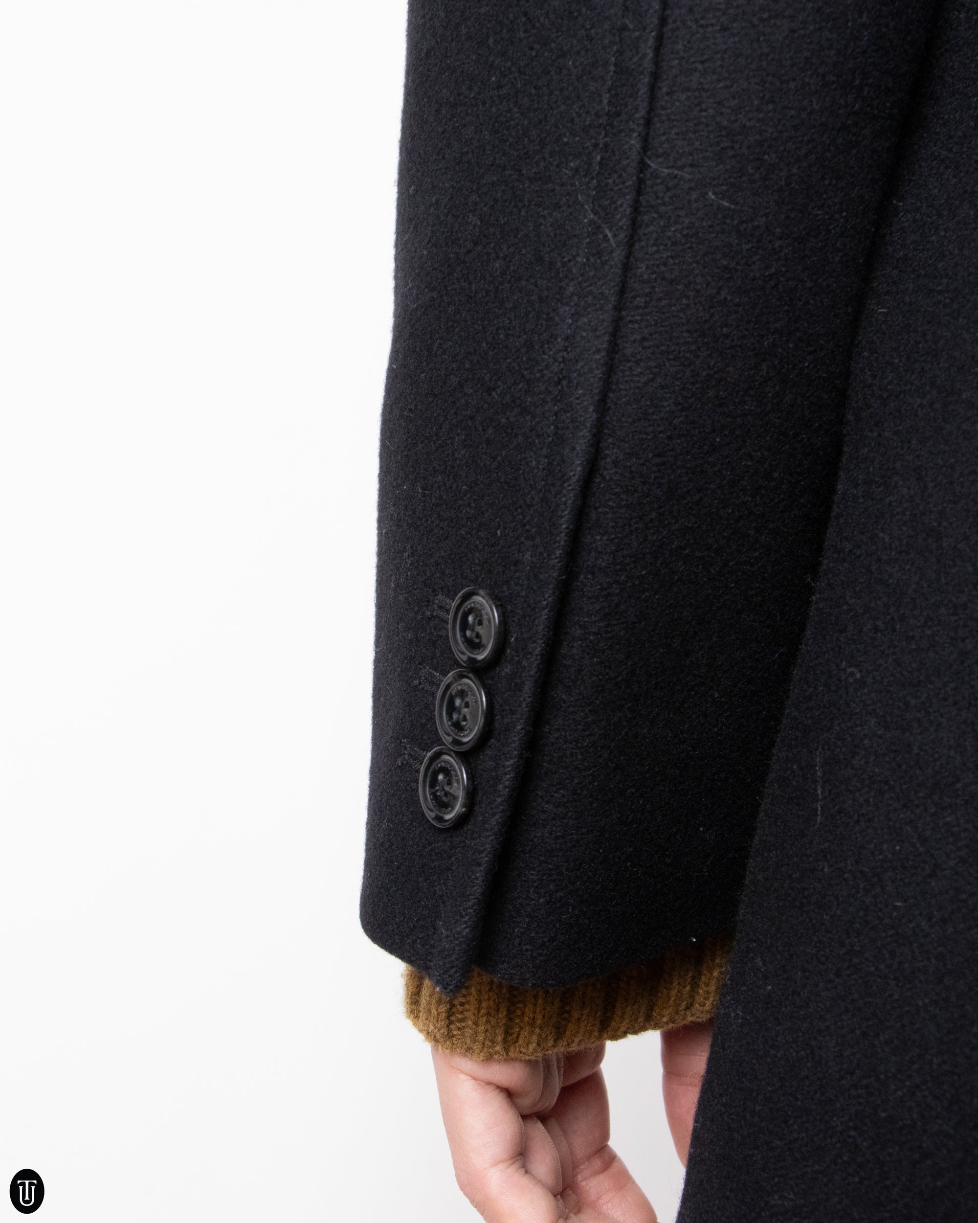 00s Burberry Wool Coat XL