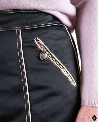 00's Moschino Black Mini Skirt M