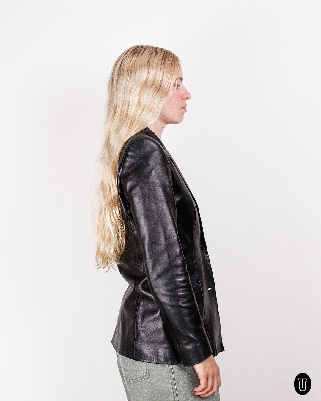 1990s Gucci by Tom Ford Black Leather Jacket S