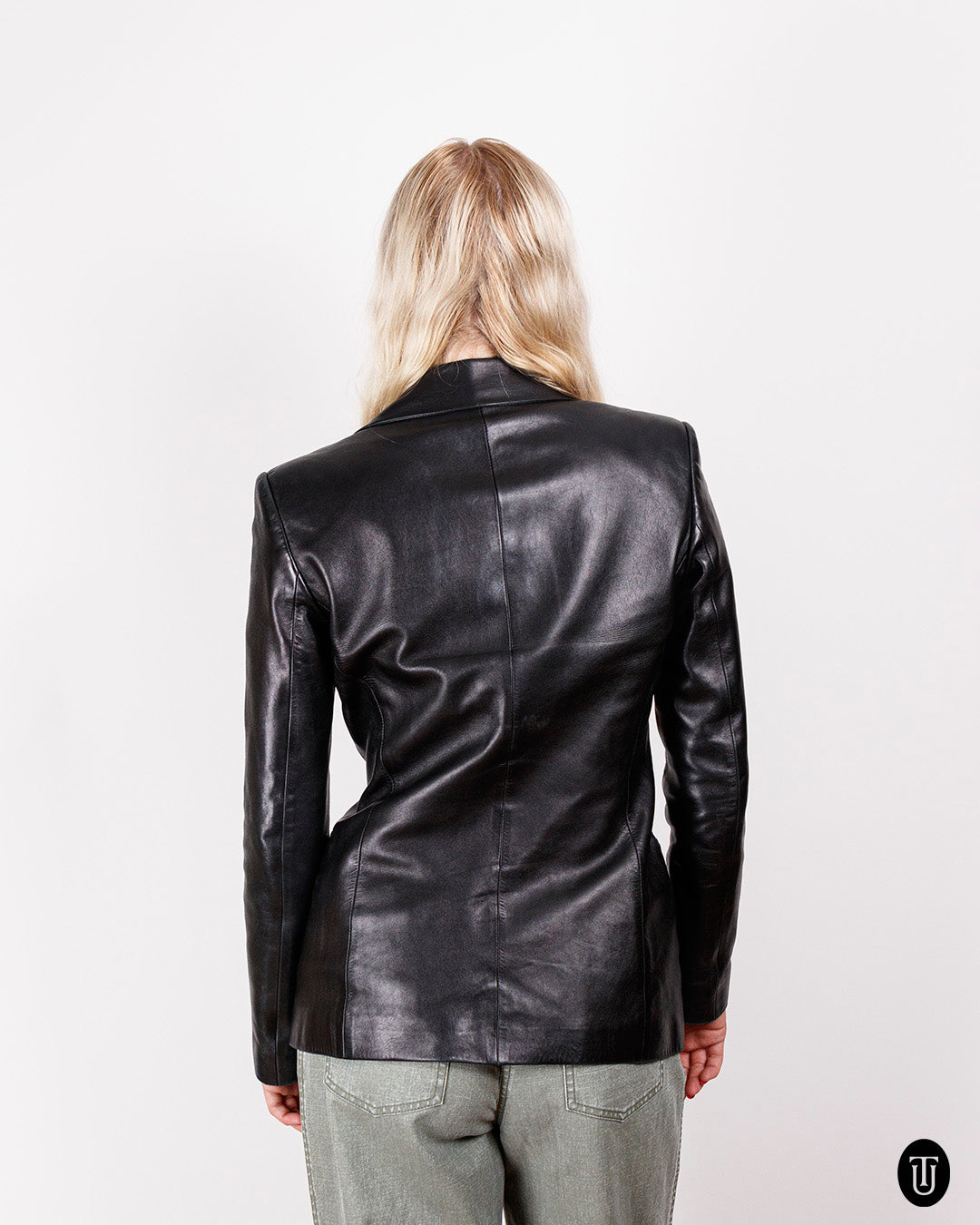 1990s Gucci by Tom Ford Black Leather Jacket S