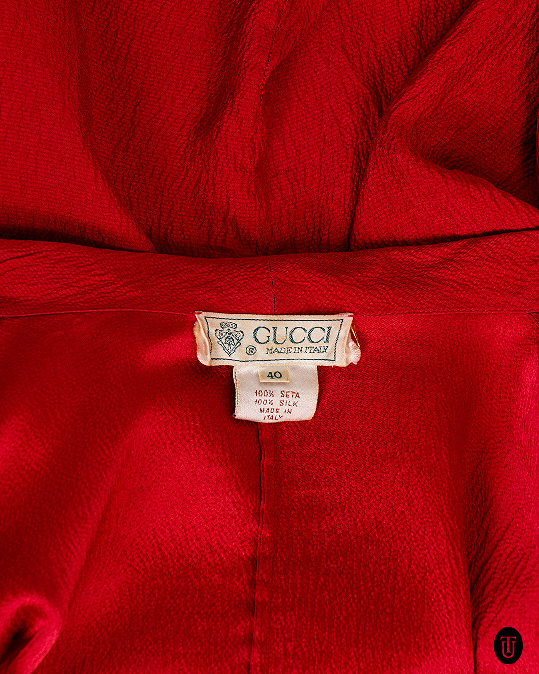 1980s Gucci silk blouse S
