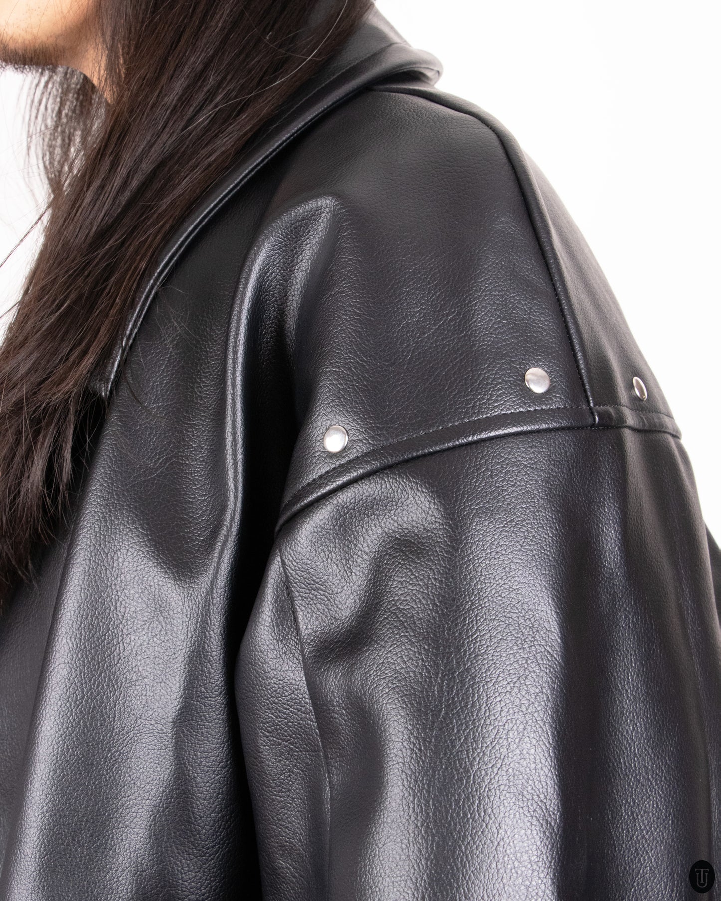 00s Comme Des Garcons Faux Leather Jacket M