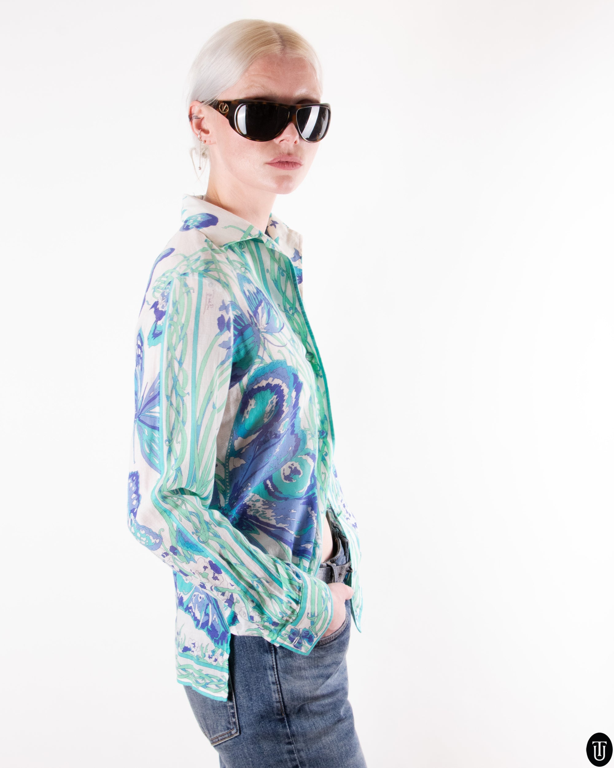 00's Emilio Pucci Cotton Shirt M
