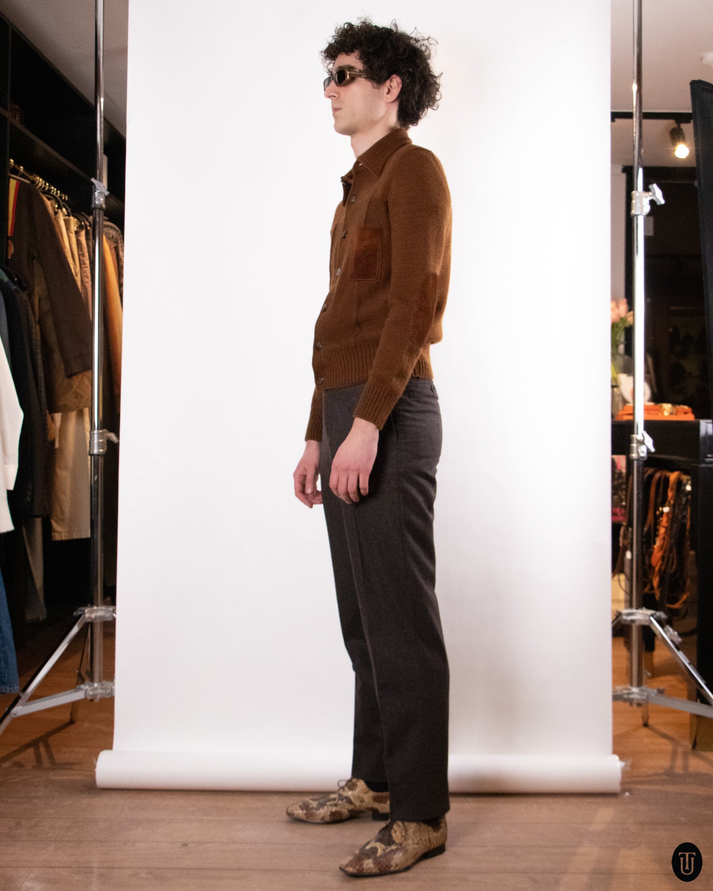 70's Ratti Alpaca Wool Cardigan S