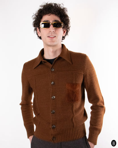 70's Ratti Alpaca Wool Cardigan S