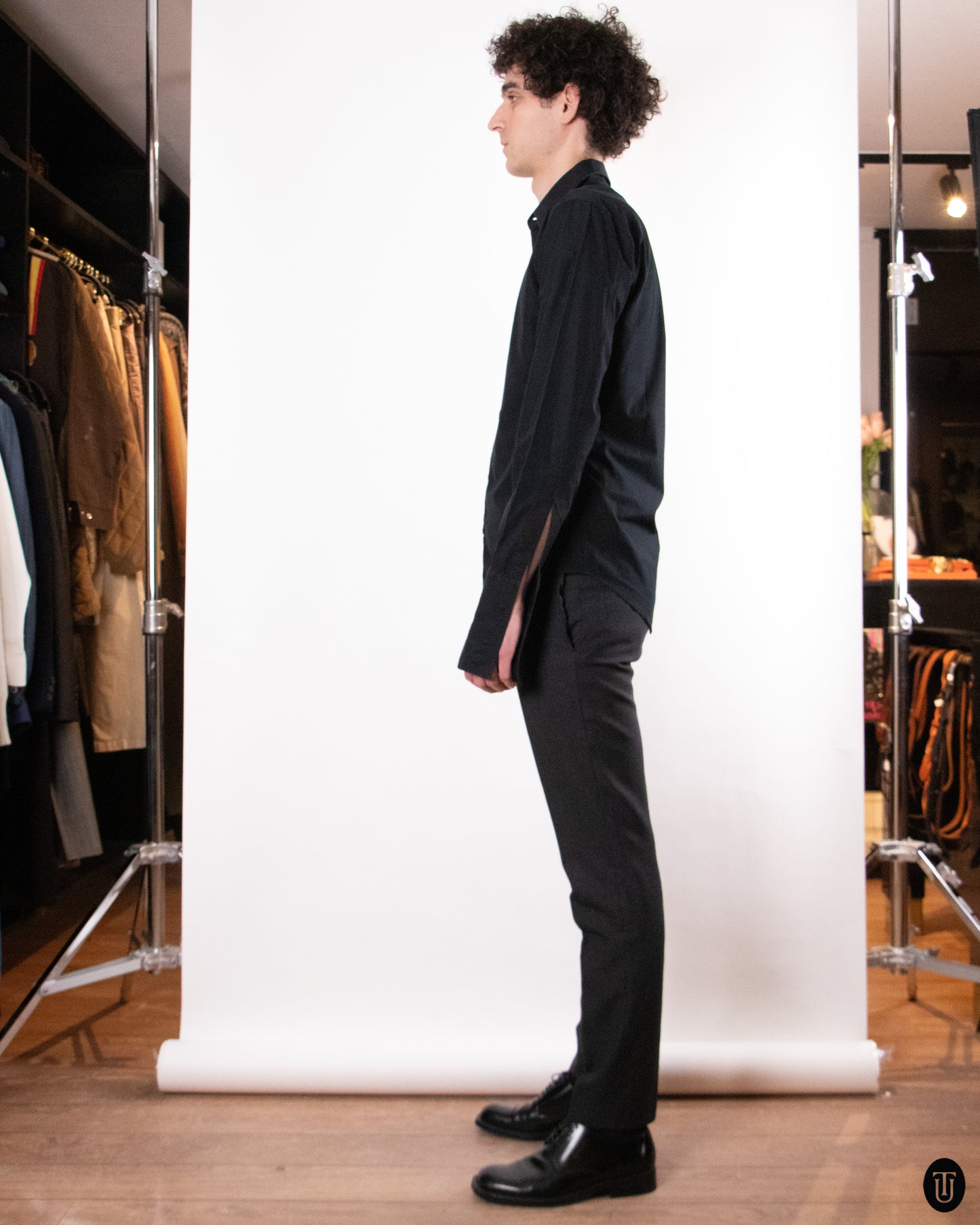 00's Yves Saint Laurent Rive Gauche Cotton Shirt M