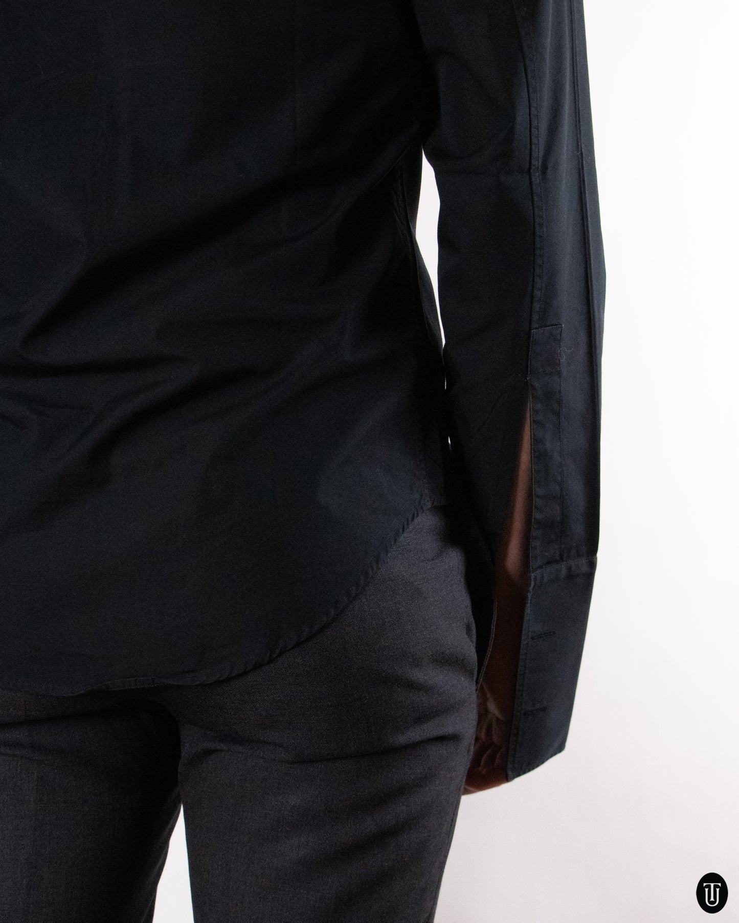 00's Yves Saint Laurent Rive Gauche Cotton Shirt M